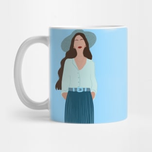 Woman at the beach 6 Mug